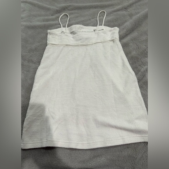 Free People FP Beach Rosie Mini Dress White Terry CoverUp - Picture 6 of 8